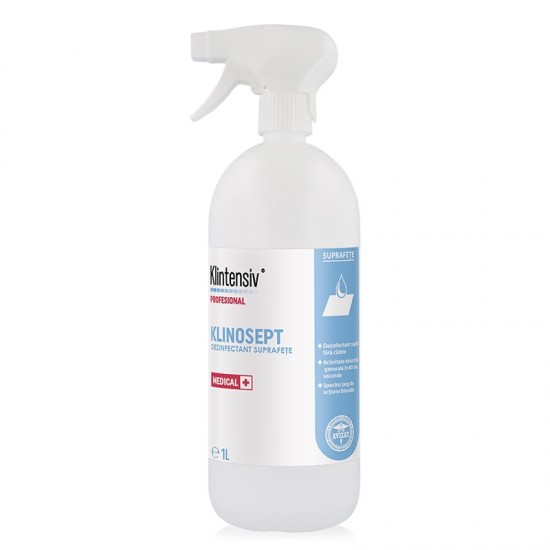 KLINOSEPT™ – Dezinfectant rapid pentru suprafete RTU – pe baza de alcool, 1 litru