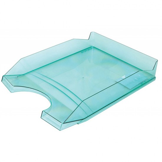 Tavita pentru documente Office Products, verde transparent