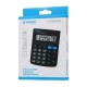 Calculator de birou Donau Tech, 130 x 104 x 19 mm, 8 digiti, negru