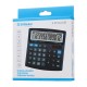 Calculator de birou Donau Tech, 136 x 134 x 28 mm, 12 digiti, negru