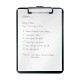 Clipboard Leitz WOW, simplu, PS, A4, 100 coli, negru