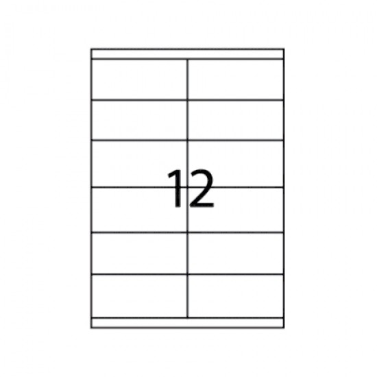 Etichete A-Series, 105 x 48 mm, 1.200 etichete, 100 coli/top