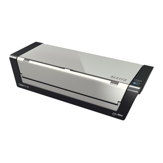 Laminator Leitz iLAMTouch Turbo Pro, A3, kit folii laminare inclus, argintiu