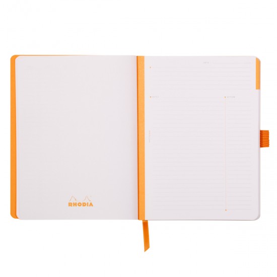 Meeting Book A5+ Rhodiarama, 80 file, tangerine