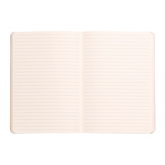 Notebook A5 Rhodiarama, 80 file, ivory, dictando, alb