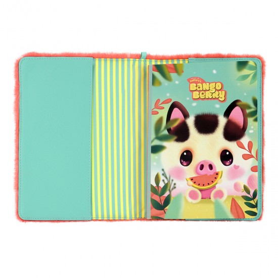 Notes pufos Bangoberry Piggy Porcusorul 18x23x4 cm