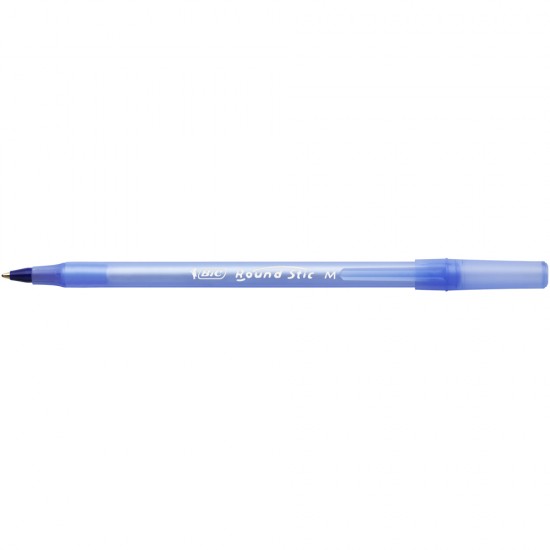 Pix fara mecanism BIC, Round Stic, 1.0 mm, scriere albastra