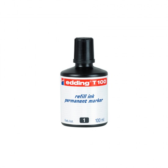 Tus Edding T100 pentru marker permanent, negru, 100ml