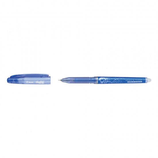 Roller cu gel Pilot Frixion Point, fara mecanism, 0.5 mm, albastru