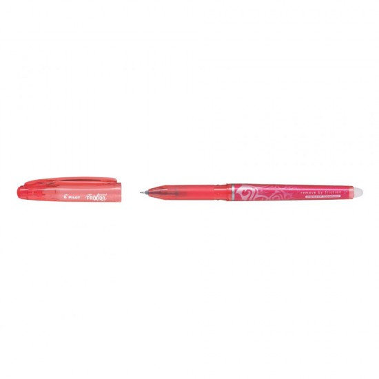 Roller cu gel Pilot Frixion Point, fara mecanism, 0.5 mm, rosu