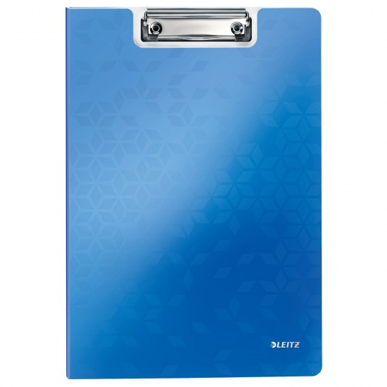 Clipboard dublu Leitz WOW, PP, albastru metalizat