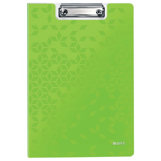 Clipboard Leitz WOW, dublu, polyfoam, A4, 100 coli, verde 