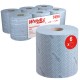 Lavete in rola Kimberly-Clark Wypall L10, alimente si igiena, 1 strat,  6 role/bax, albastre