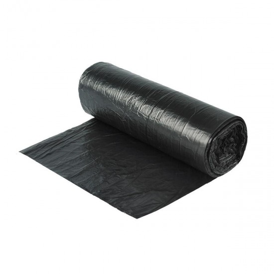 Saci menajeri HDPE, negru, 43x47 cm, 20 L, 50 saci/rola