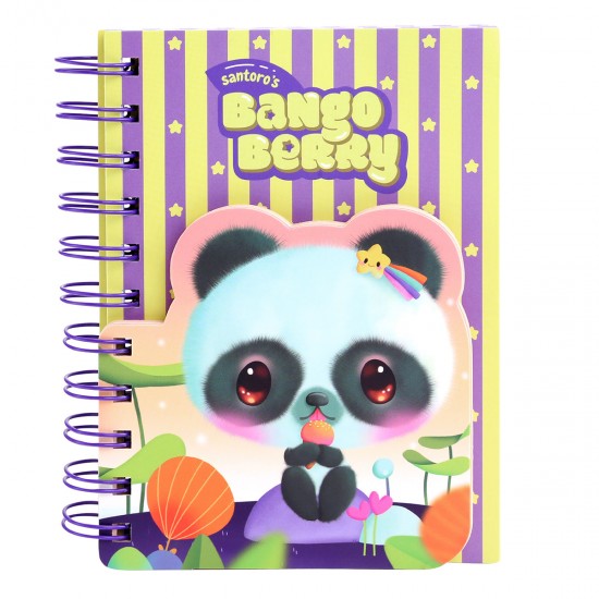 Notes A6 cu spira Bangoberry Pally Panda, 280 pagini