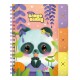 Notes cu separatoare si spira Bangoberry Pally Panda, 200 pagini